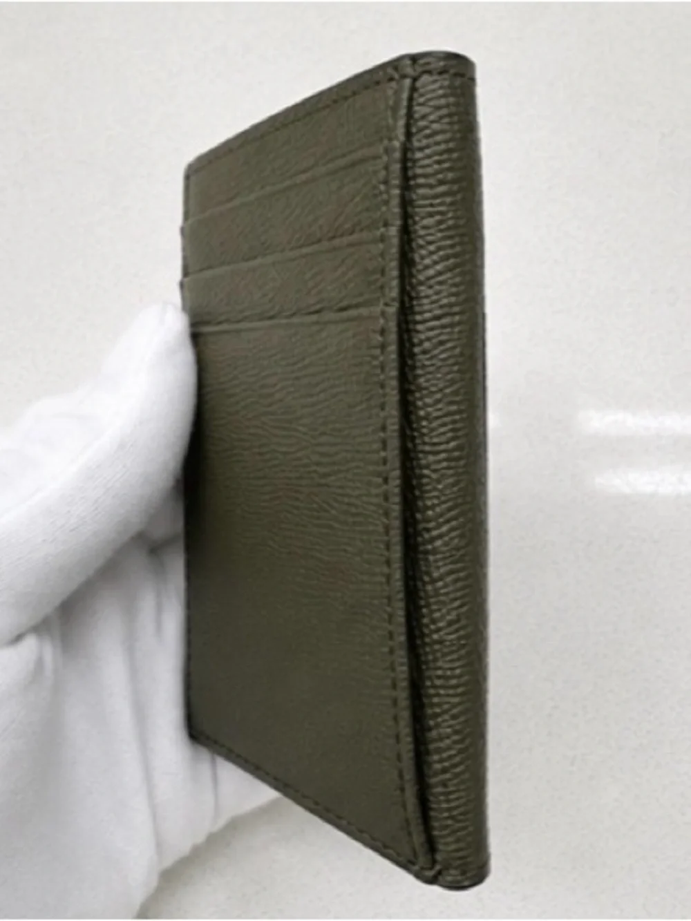 MCM Card Holder - Olive Green